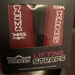 Brand New In Box - Bergundy Gym Lifting Straps